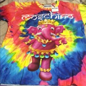 Oversized Tie-dye Moschino shirt